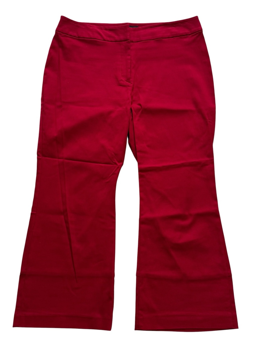 Express Stretch World Brand Wide Leg Red Pants Womens Size 11/12 Business Casual